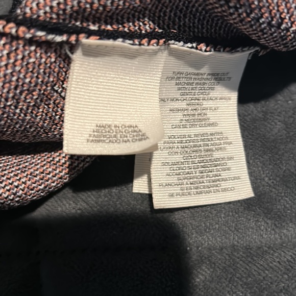 Rachel Roy L Pencil Skirt Geometric Print Stretch Knit - Picture 3 of 3